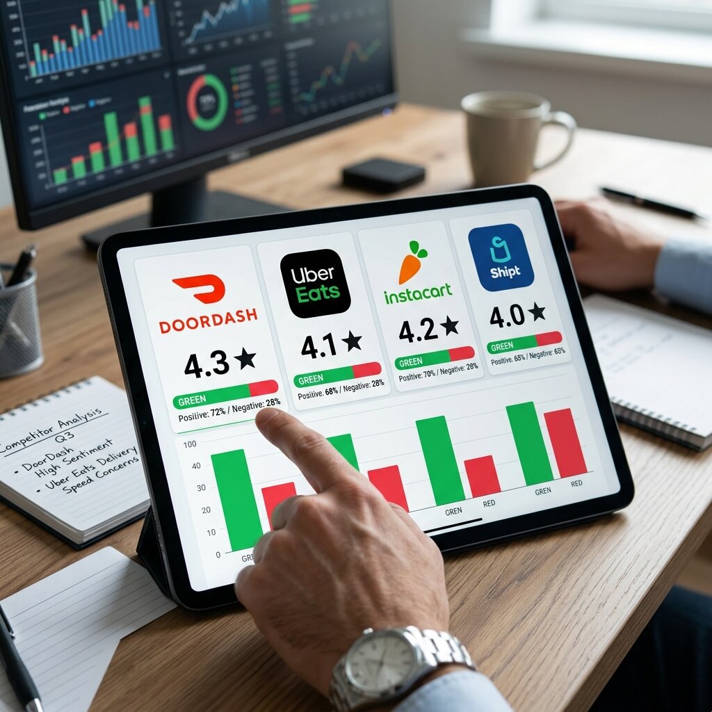 Competitor Ratings & Review Sentiment