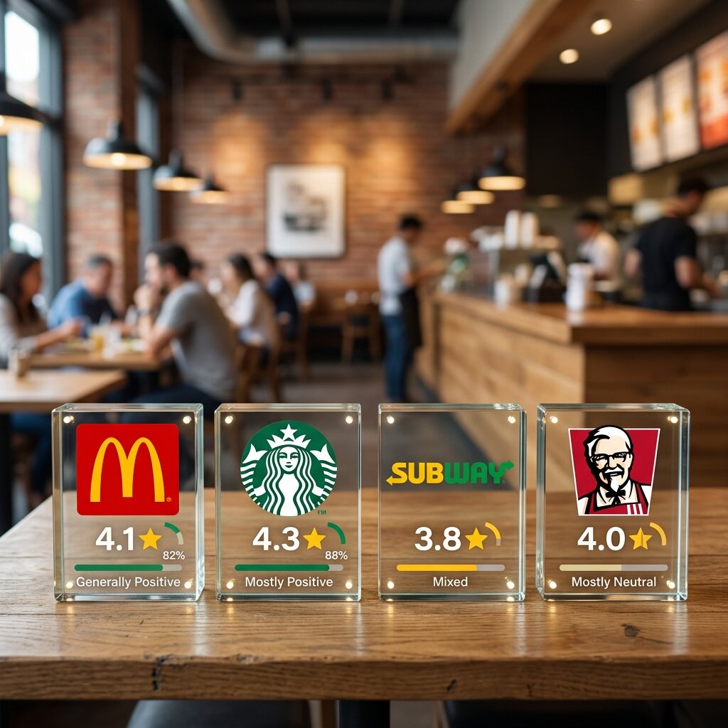 Competitor Ratings & Review Sentiment